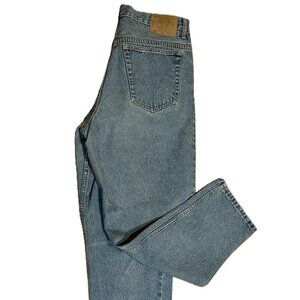 Vintage Brittania 100% Cotton High Waist Baggy Leg Jeans